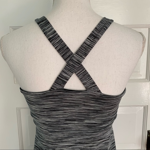 Mondetta Stretchy Athletic Sports Dress – Size Small, Black & Gray Heathered - Picture 4 of 13